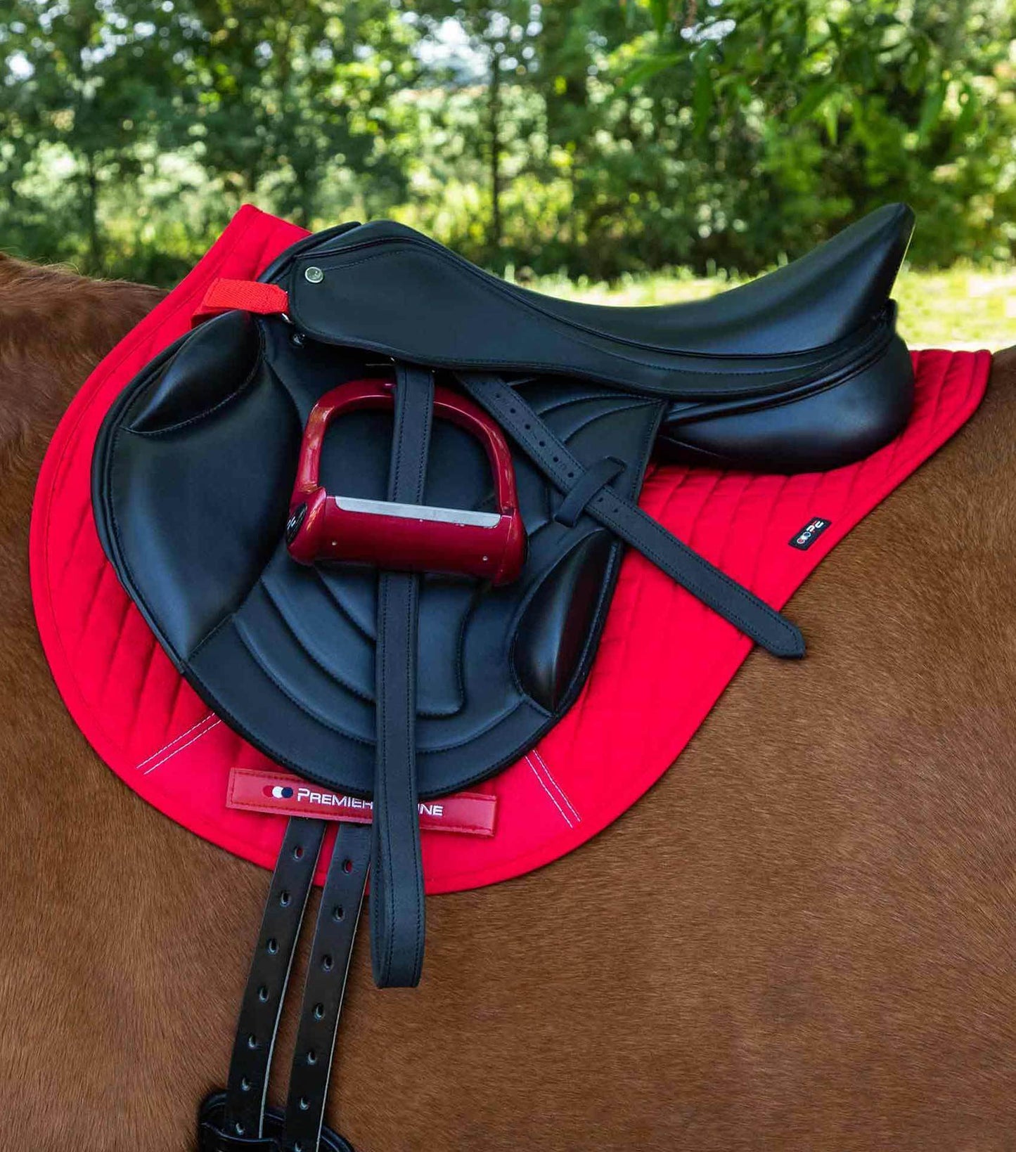 Premier Equine Close Contact Cotton Cross Country Saddle Pad - N P Equestrian & Pet Supplies Ltd 
