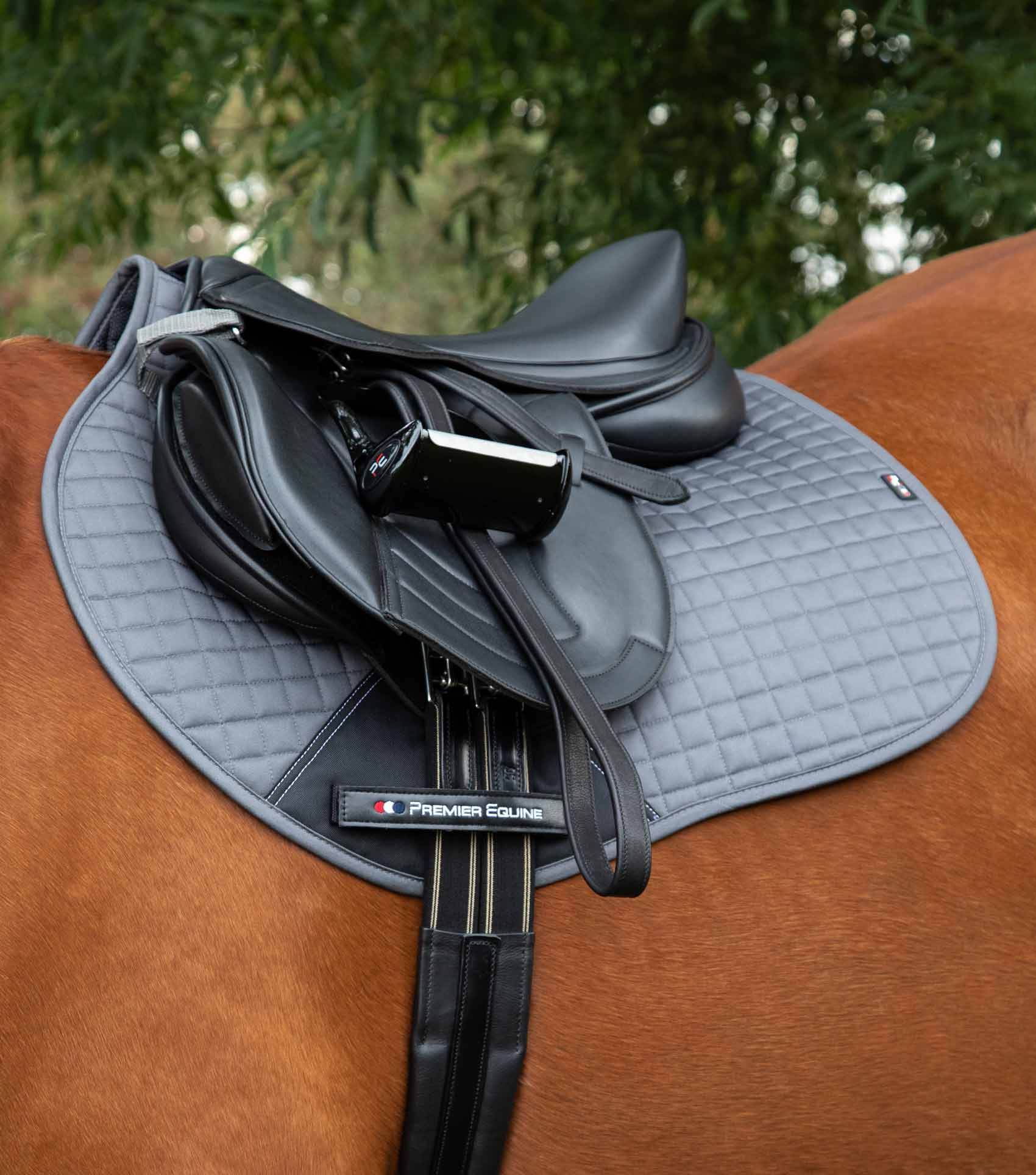 Premier Equine Close Contact Cotton GP/Jump Saddle Pad - N P Equestrian & Pet Supplies Ltd 