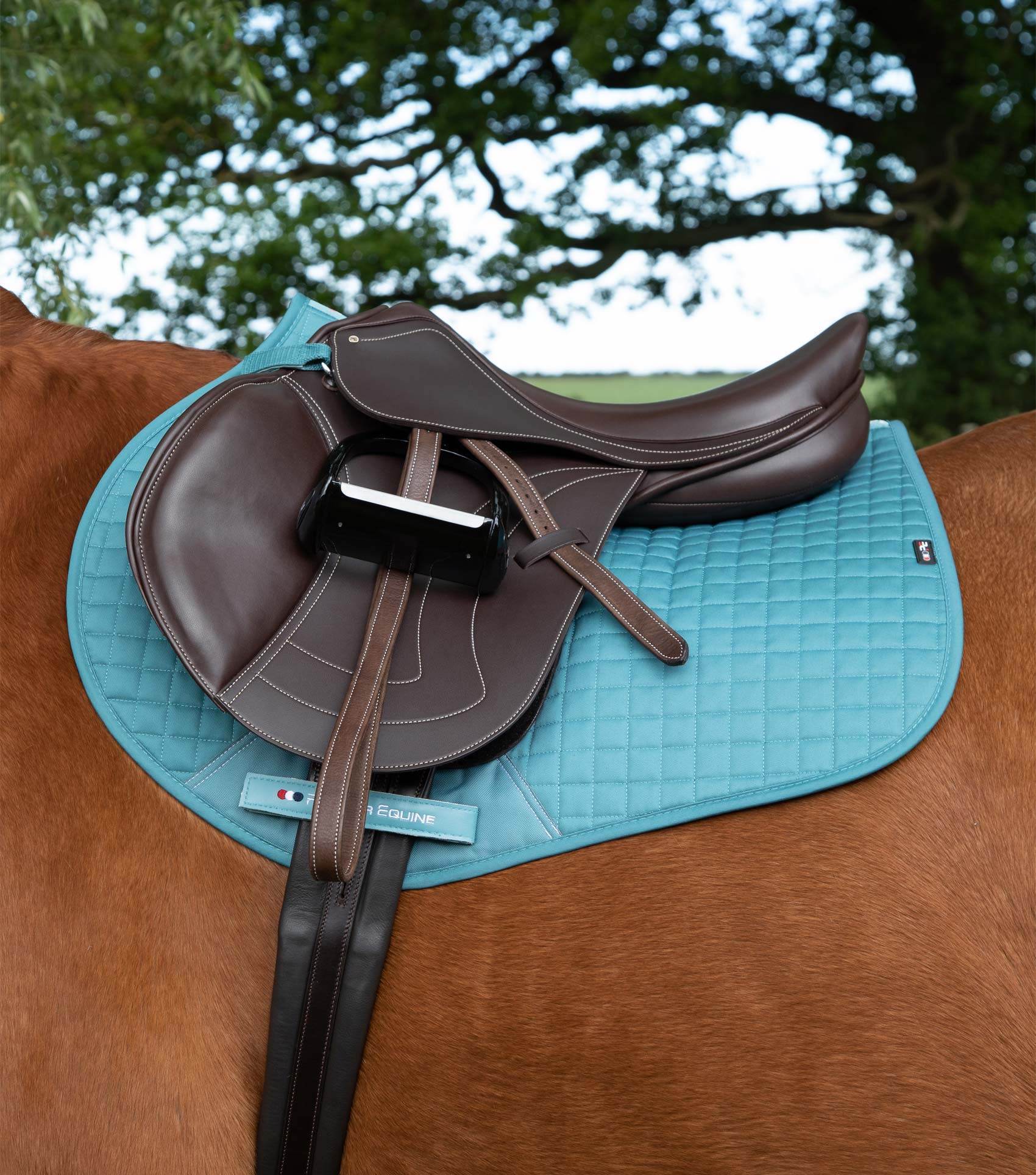 Premier Equine Close Contact Cotton GP/Jump Saddle Pad - N P Equestrian & Pet Supplies Ltd 