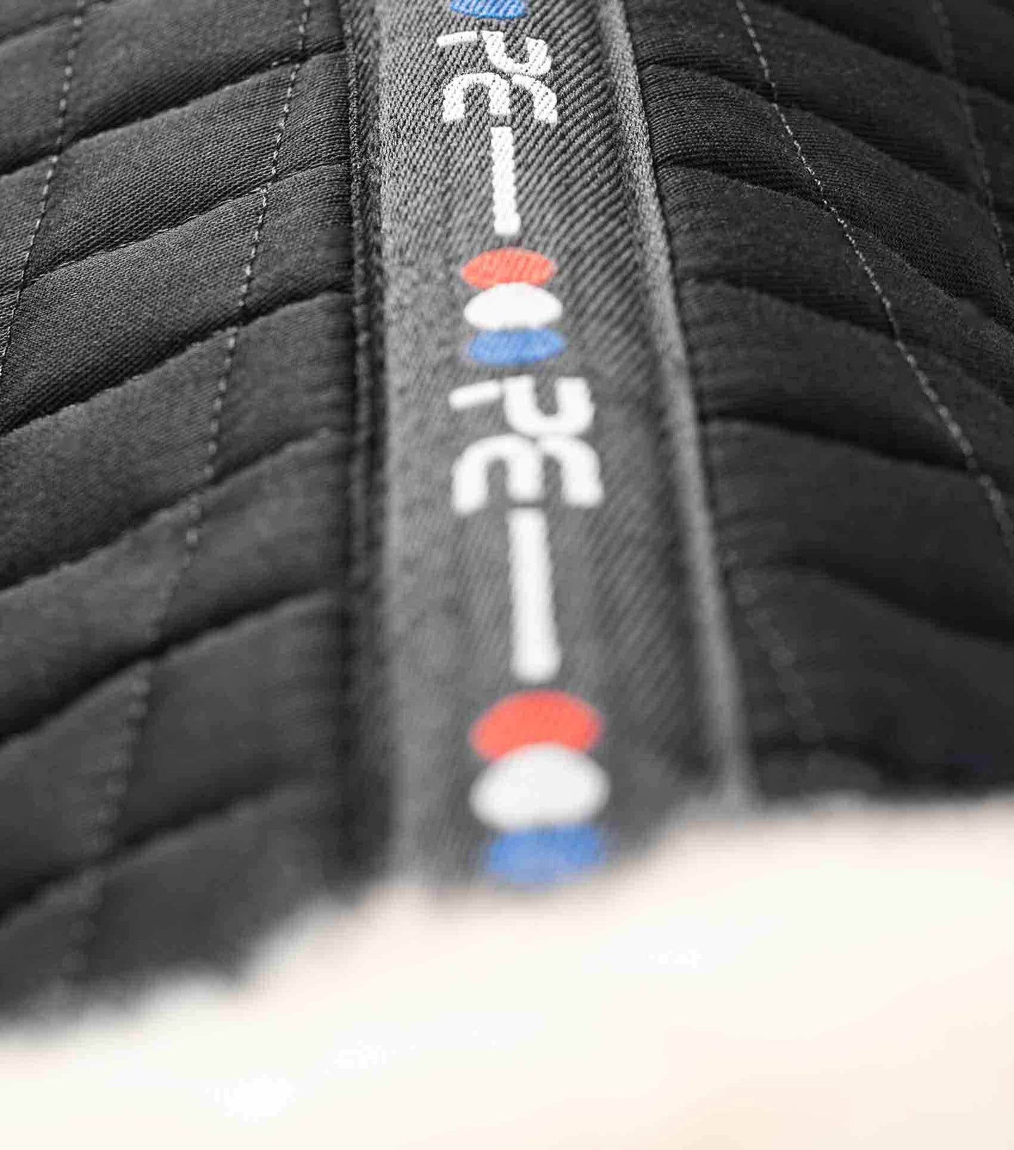 Premier Equine Close Contact Merino Wool European Saddle Pad - Dressage Saddle Pad Black/Natural Wool