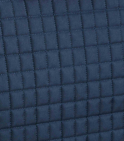 Premier Equine Close Contact Merino Wool European Saddle Pad - GP/Jump Square Navy/Burgundy Wool