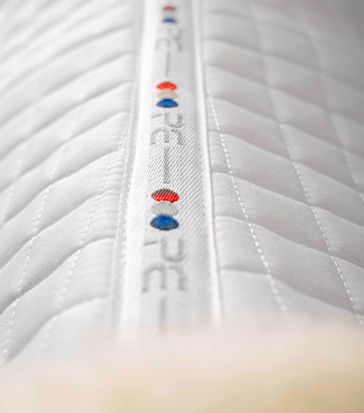 Premier Equine Close Contact Merino Wool European Saddle Pad - GP/Jump Square White/Natural Wool