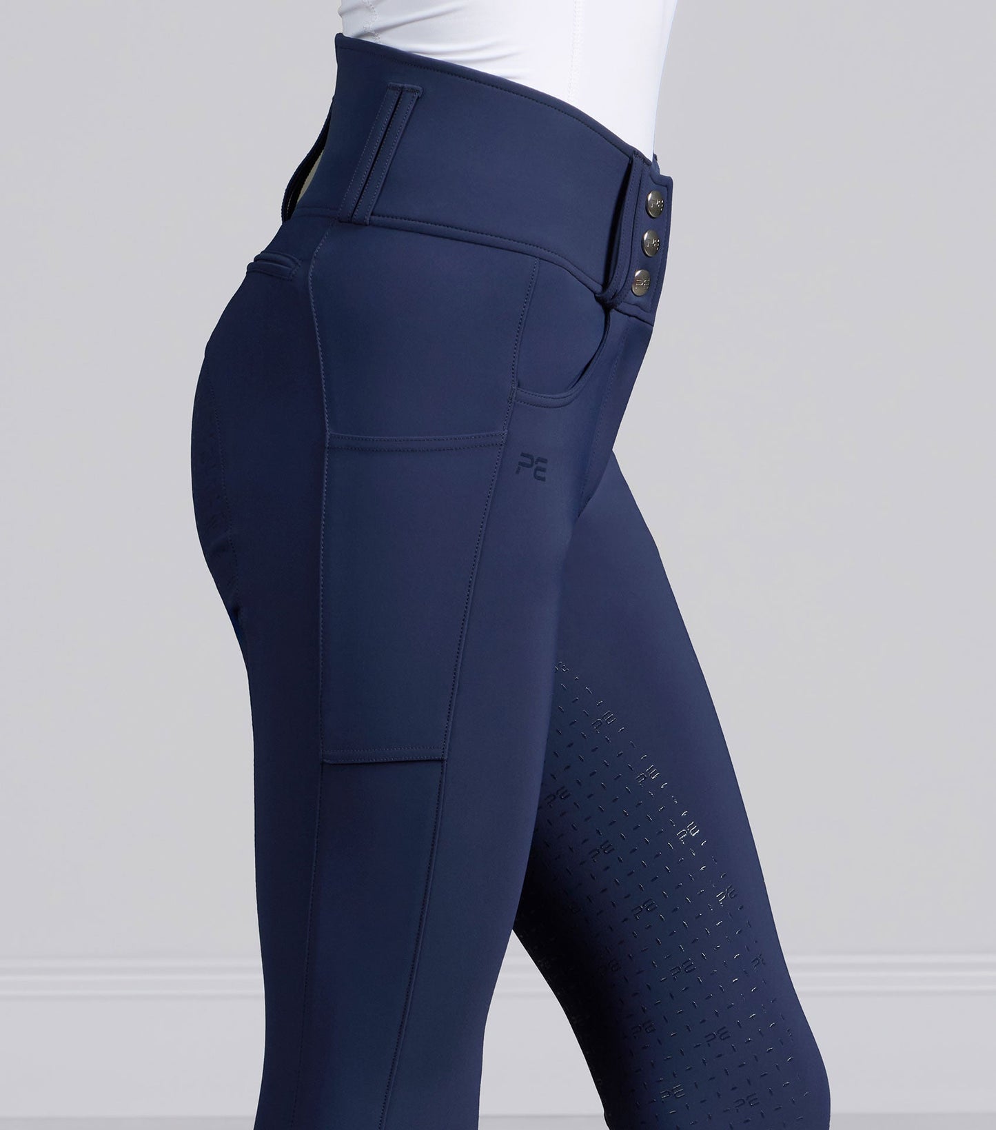 Premier Equine Coco II Women's Gel Full Seat Riding Breeches - Navy
