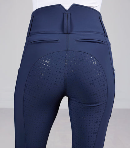Premier Equine Coco II Women's Gel Full Seat Riding Breeches - Navy