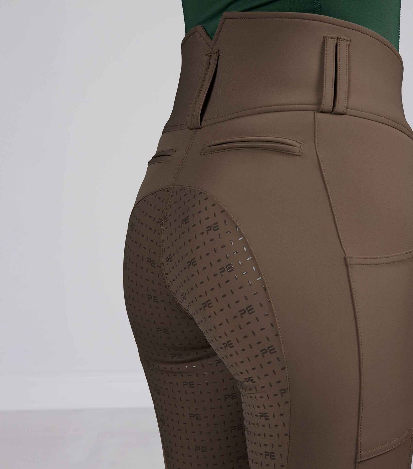 Premier Equine Coco II Women's Gel Full Seat Riding Breeches - Walnut