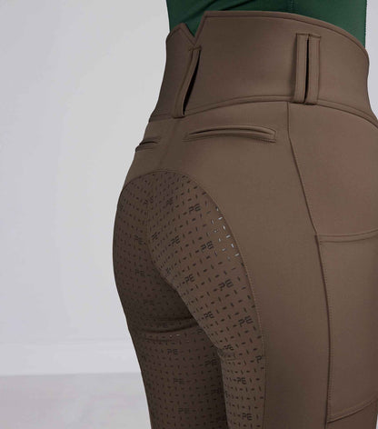 Premier Equine Coco II Women's Gel Full Seat Riding Breeches - Walnut