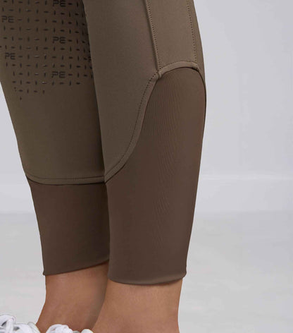 Premier Equine Coco II Women's Gel Full Seat Riding Breeches - Walnut