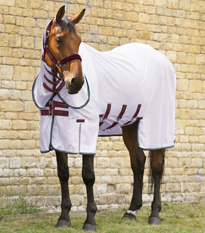 Premier Equine Combo Bug Buster Fly Rug with Belly Flap - Lavender