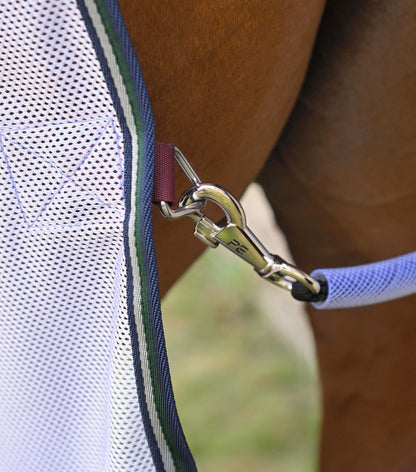 Premier Equine Combo Bug Buster Fly Rug with Belly Flap - Lavender