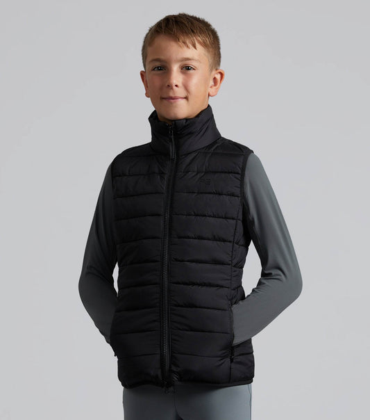 Premier Equine Dante Junior Unisex Gilet Black - N P Equestrian & Pet Supplies Ltd 