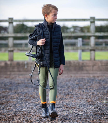 Premier Equine Dante Junior Unisex Gilet Black - N P Equestrian & Pet Supplies Ltd 