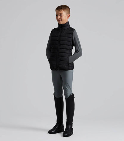 Premier Equine Dante Junior Unisex Gilet Black - N P Equestrian & Pet Supplies Ltd 