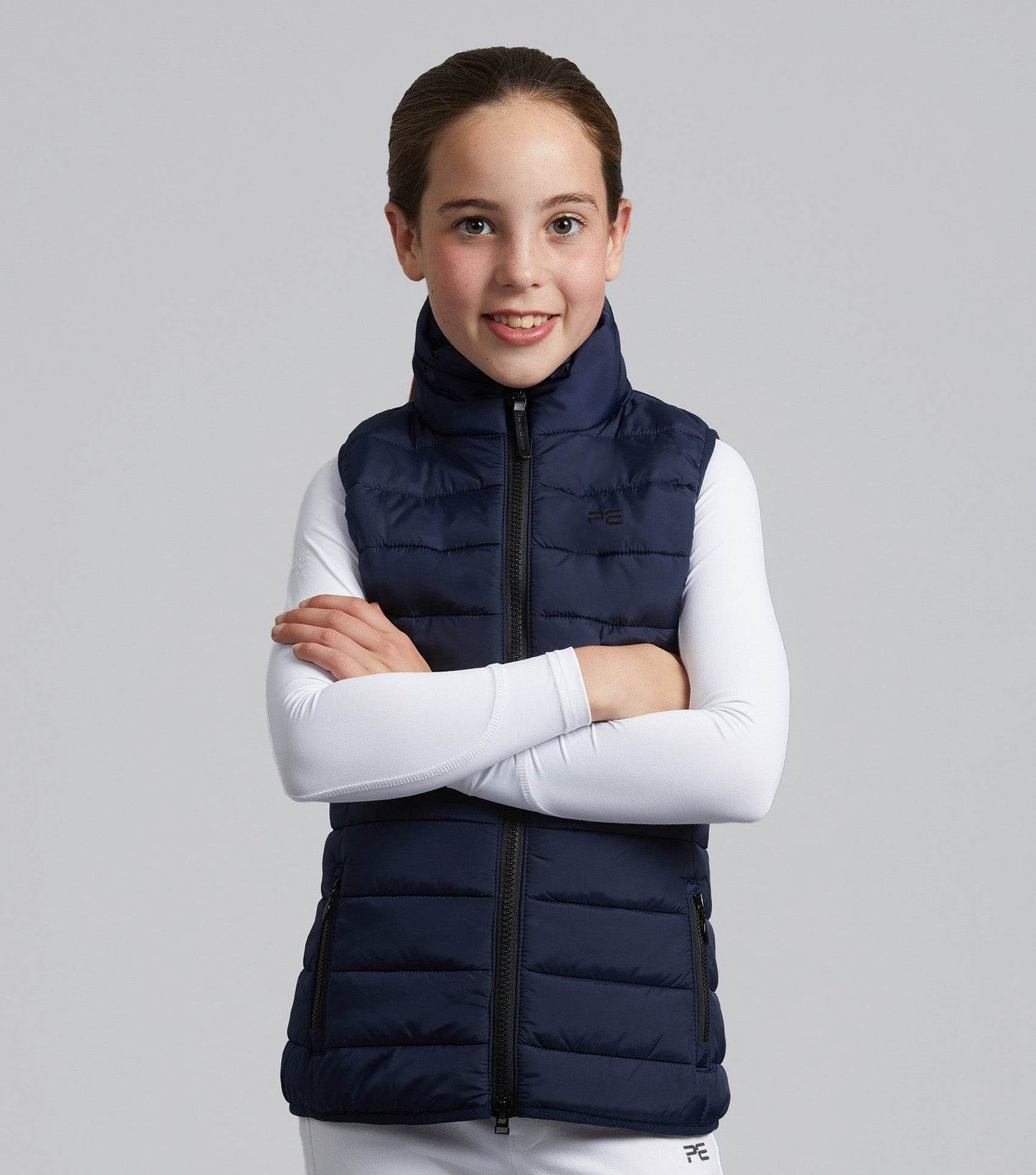 Premier Equine Dante Junior Unisex Gilet Navy - N P Equestrian & Pet Supplies Ltd 