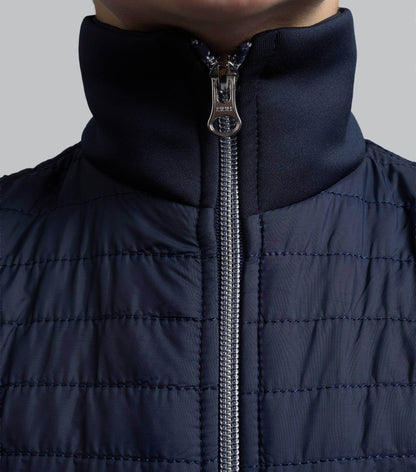 Premier Equine Mini Elena Girl's Hybrid Riding Jacket Navy - N P Equestrian & Pet Supplies Ltd 