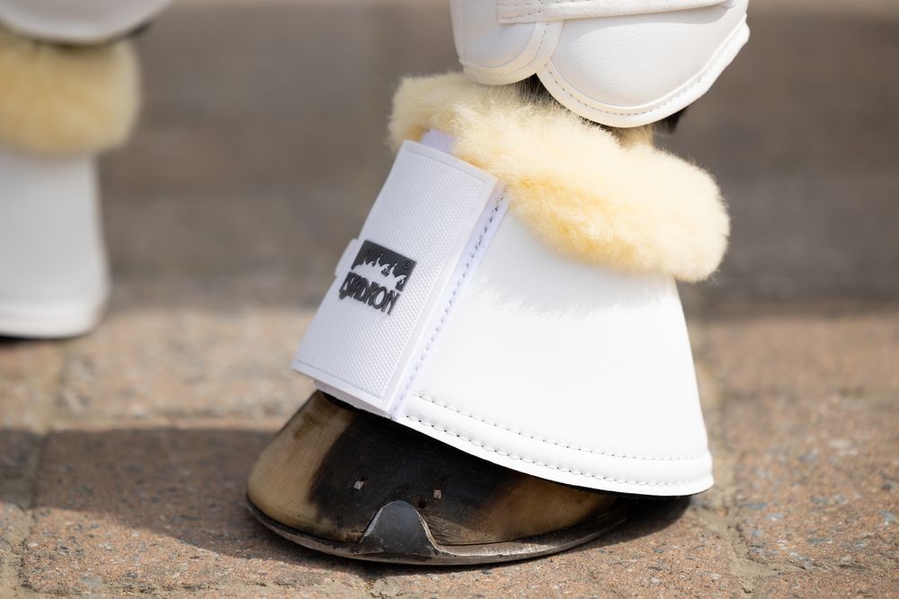 Eskadron Allround Lambskin Overreach Boots - White - N P Equestrian & Pet Supplies Ltd 