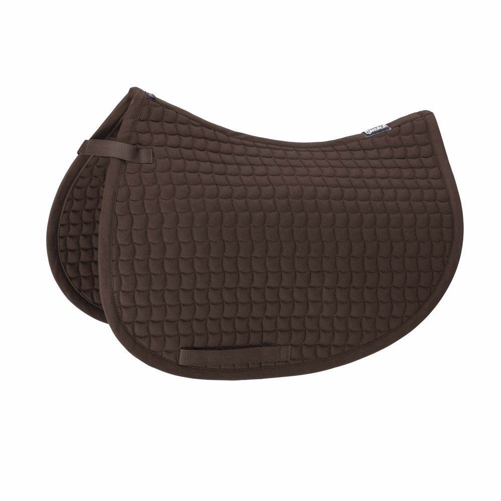 Eskadron COTTON Saddle Cloth Dark Brown - N P Equestrian & Pet Supplies Ltd 