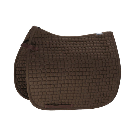 Eskadron COTTON Saddle Cloth Dark Brown - N P Equestrian & Pet Supplies Ltd 