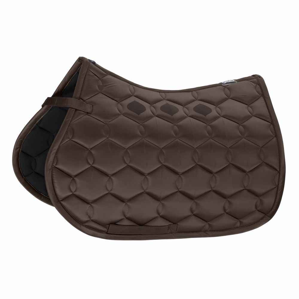 Eskadron GLOSSY WAVE Saddle Cloth Dark Brown
