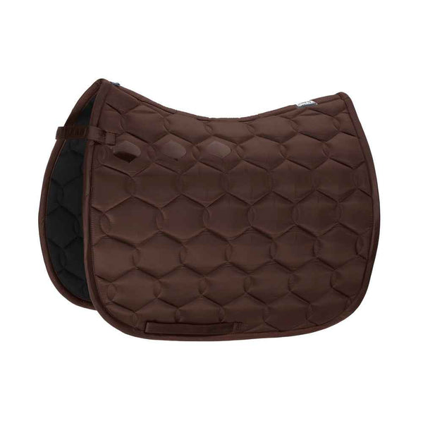 Eskadron GLOSSY WAVE Saddle Cloth Dark Brown - N P Equestrian & Pet Supplies Ltd 