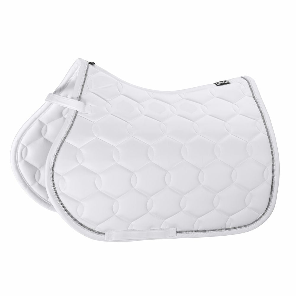 Eskadron GLOSSY WAVE CONTRAST Saddle Cloth White