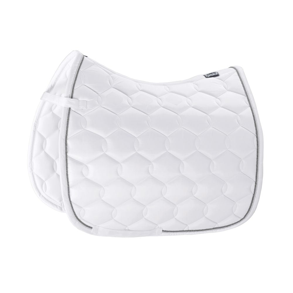Eskadron GLOSSY WAVE CONTRAST Saddle Cloth White