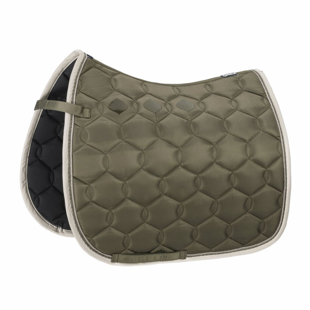 Eskadron GLOSSY WAVE CONTRAST Saddle Cloth Olive