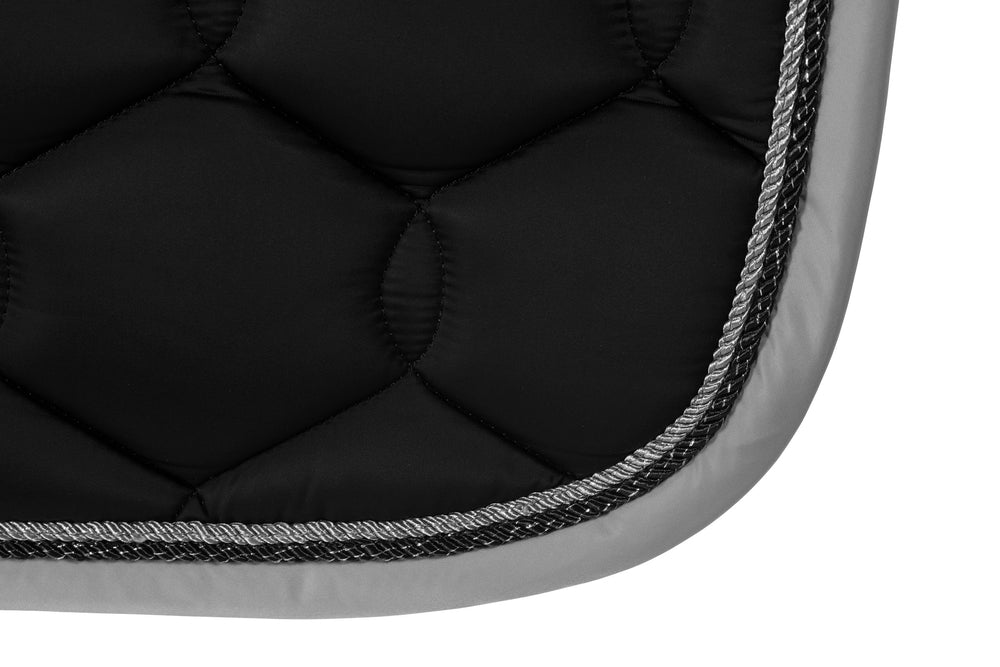 Eskadron GLOSSY WAVE CONTRAST Saddle Cloth Black