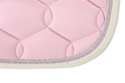 Eskadron GLOSSY WAVE CONTRAST Saddle Cloth Powder Rose