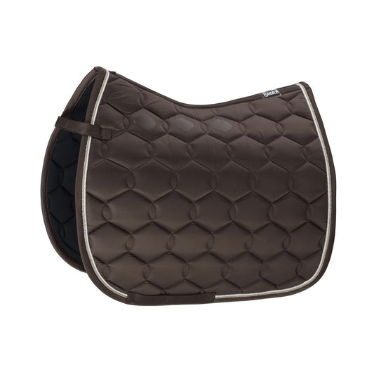Eskadron GLOSSY WAVE CONTRAST Saddle Cloth Dark Brown