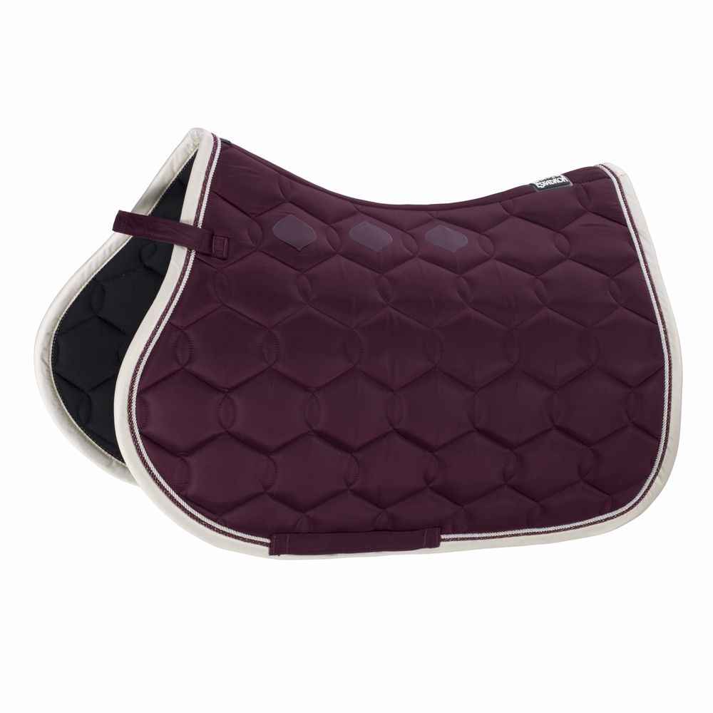 Eskadron GLOSSY WAVE CONTRAST Saddle Cloth Blackberry