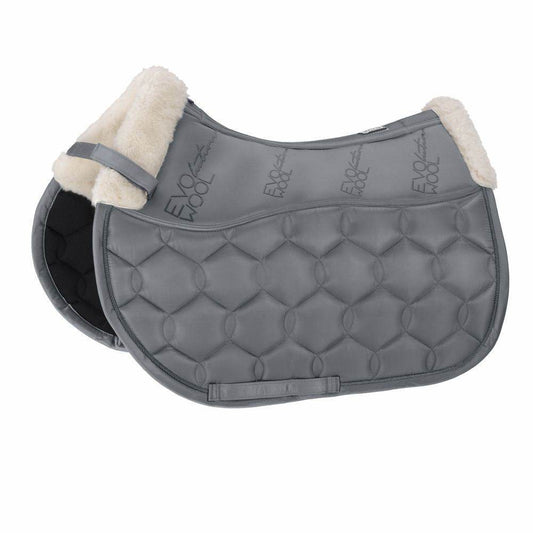 Eskadron GLOSSY EVO-WOOL VS Saddle Cloth Ash Blue - N P Equestrian & Pet Supplies Ltd 