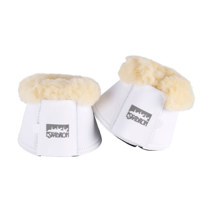 Eskadron Allround Lambskin Overreach Boots - White - N P Equestrian & Pet Supplies Ltd 