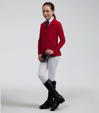 Premier Equine Evinco Girls Competition Jacket London Red