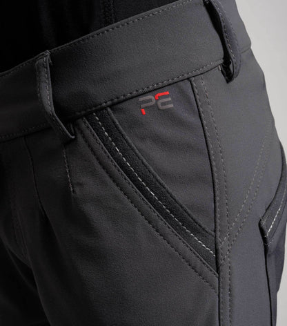 Premier Equine Gando Boys Gel Knee Riding Breeches Grey - N P Equestrian & Pet Supplies Ltd 