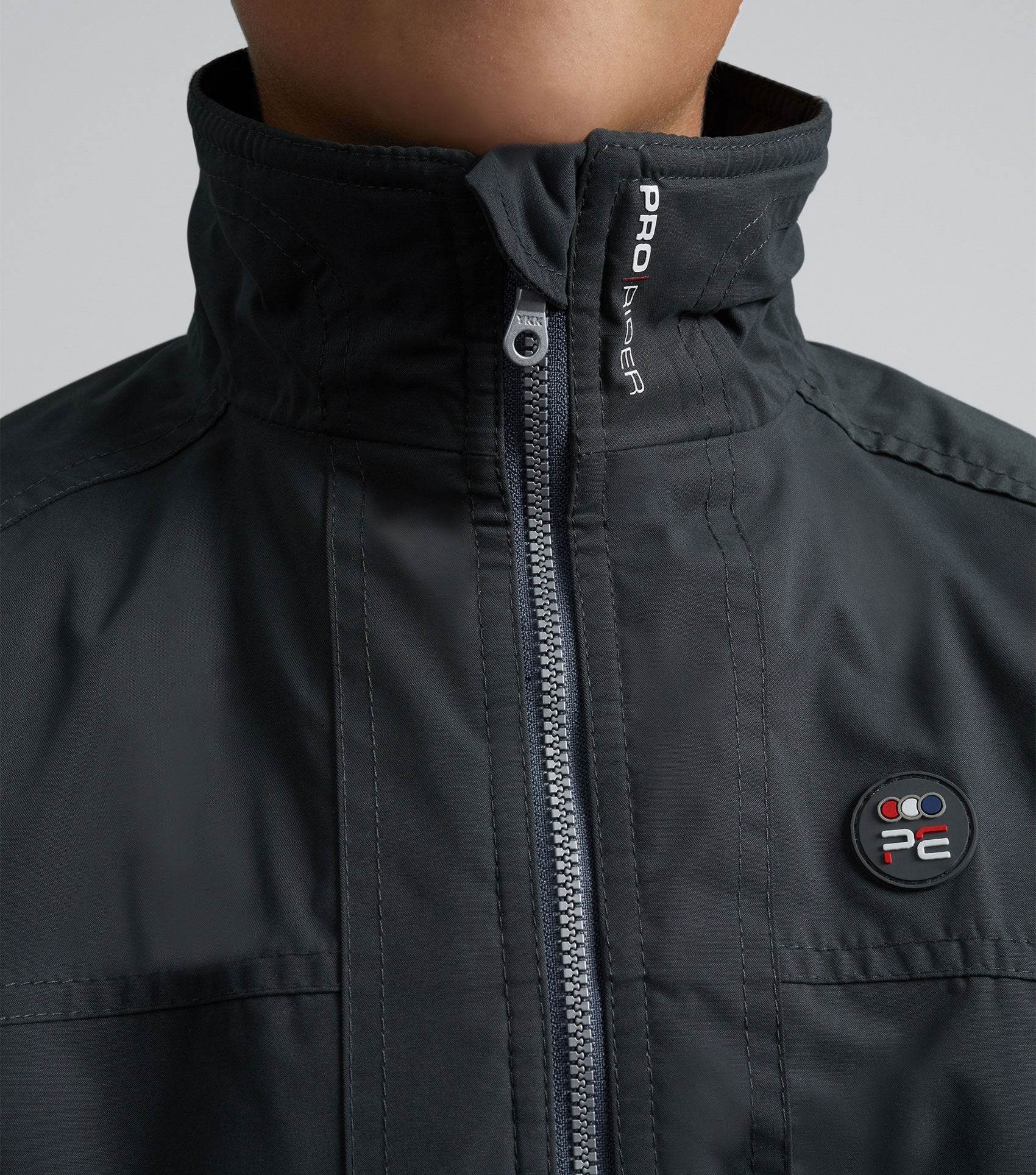Premier Equine Junior Pro Rider Unisex Riding Jacket Anthracite Grey - N P Equestrian & Pet Supplies Ltd 