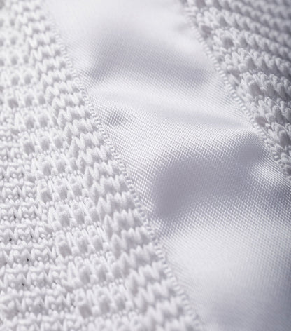 Premier Equine Men's Knitted Tie - White - N P Equestrian & Pet Supplies Ltd
