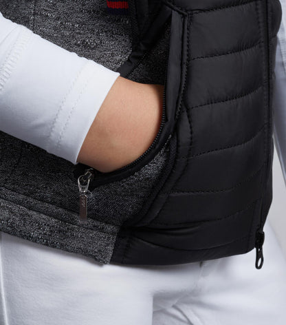 Premier Equine Mini Lamera Girl's Hybrid Riding Gilet Black