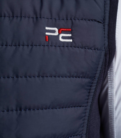 Premier Equine Mini Lamera Girl's Hybrid Riding Gilet Navy