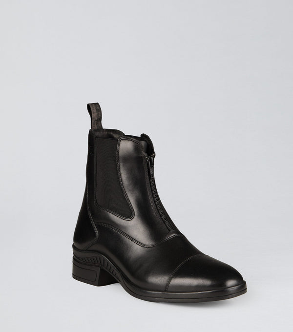 Premier Equine Lanark Leather Paddock Boots Black - N P Equestrian & Pet Supplies Ltd