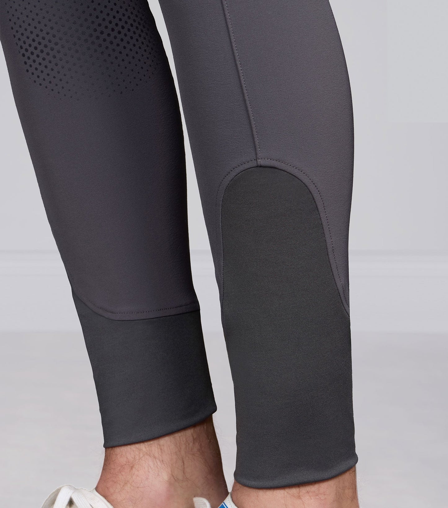 Premier Equine Ludis Men's Gel Knee Riding Breeches - Anthracite - N P Equestrian & Pet Supplies Ltd