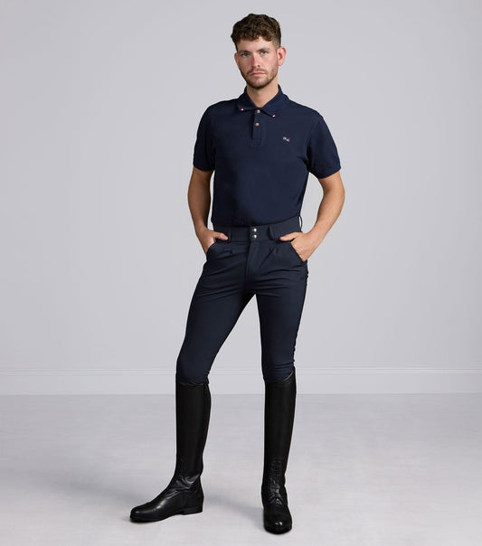 Premier Equine Ludis Men's Gel Knee Riding Breeches - Navy