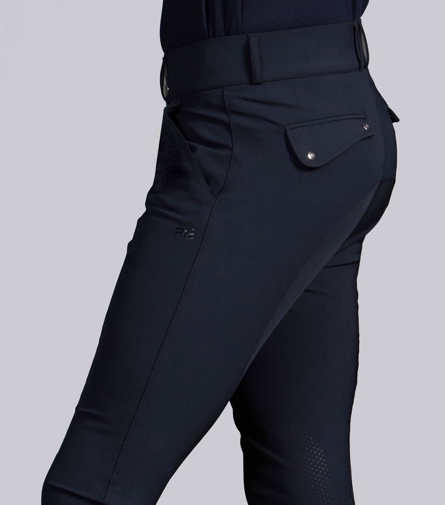 Premier Equine Ludis Men's Gel Knee Riding Breeches - Navy - N P Equestrian & Pet Supplies Ltd