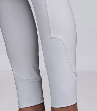 Premier Equine Ludis Men's Gel Knee Riding Breeches - White - N P Equestrian & Pet Supplies Ltd