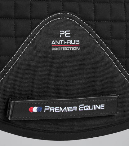 Premier Equine Merino Wool Saddle Pad - GP/Jump Numnah Black/Natural Wool