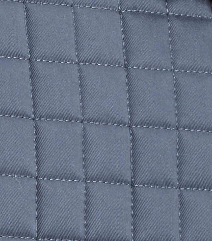Premier Equine Merino Wool Saddle Pad - GP/Jump Numnah Grey/Black Wool