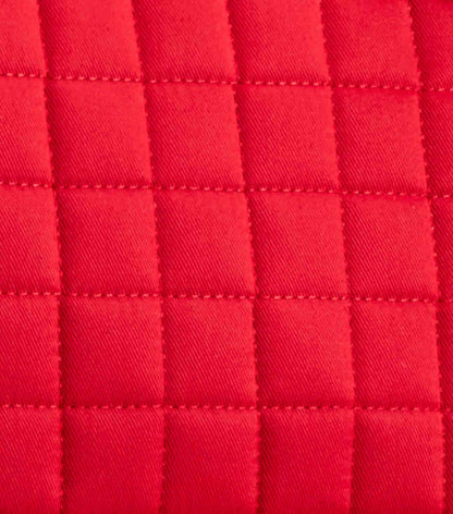 Premier Equine Merino Wool Saddle Pad - GP/Jump Numnah Red/Navy Wool - N P Equestrian & Pet Supplies Ltd 