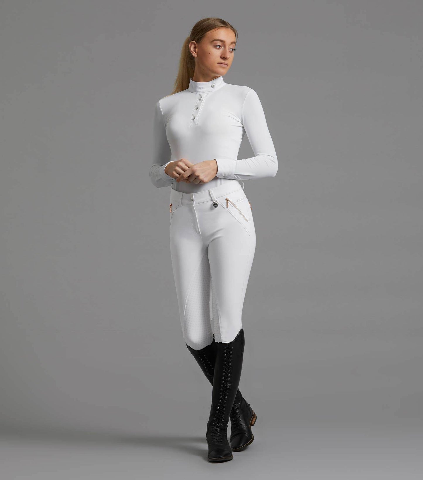 Premier Equine Milliania Ladies Full Seat Gel Competition Breeches - N P Equestrian & Pet Supplies Ltd 