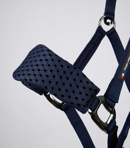 Premier Equine Necto 3D Mesh Head Collar with Lead Rope - Navy