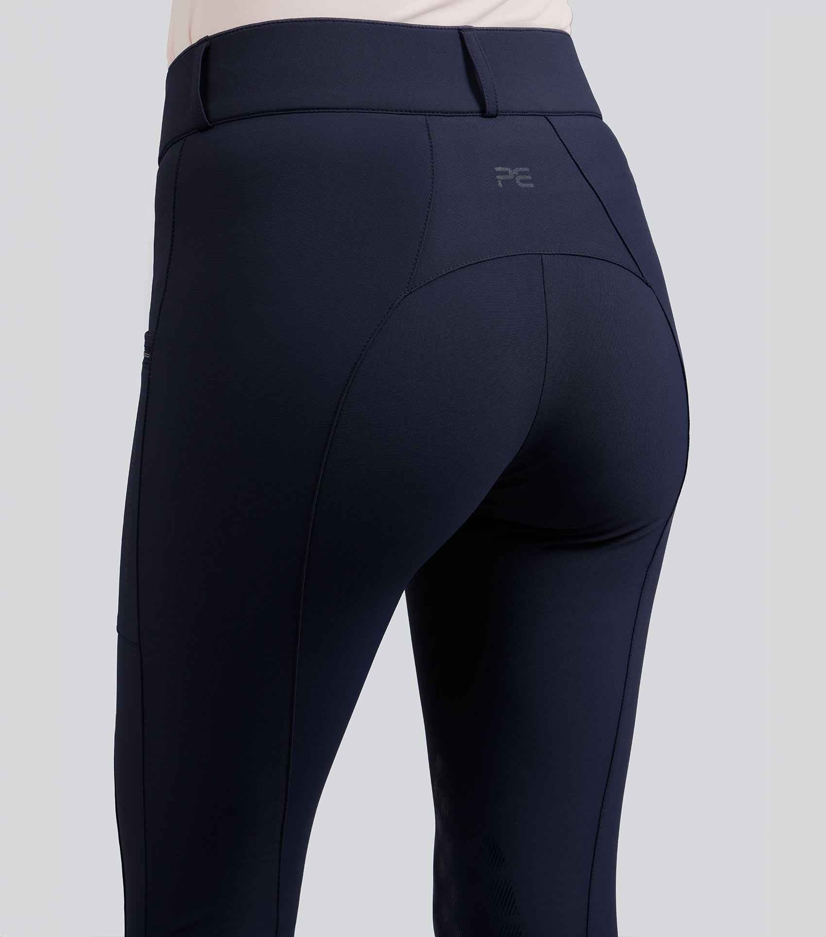 Premier Equine Ofena Womens Gel Knee Riding Breeches Navy