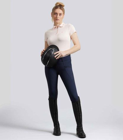 Premier Equine Ofena Womens Gel Knee Riding Breeches Navy